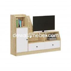 TV Cabinet Size 160 - GARVANI HELENA WU  / Sonoma Light - White